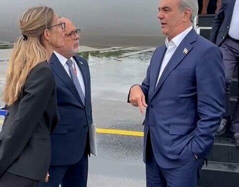 Presidente Abinader llega a Suiza para participar en cumbre sobre la paz en Ucrania