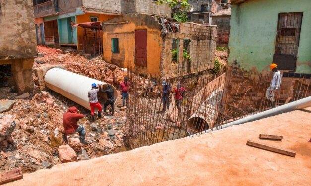 La CAASD avanza trabajos de saneamiento cañada Los Girasoles que beneficia a 150 mil personas en SDO