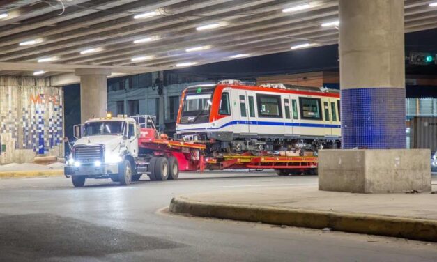 Llegan nuevos trenes al Metro de Santo Domingo