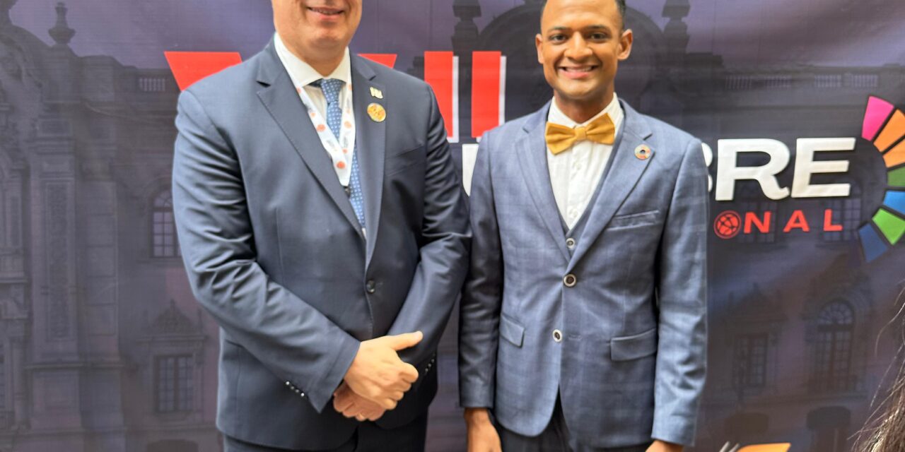 Dániel Lajara primer dominicano en conducir la Cumbre Internacional de la Juventud