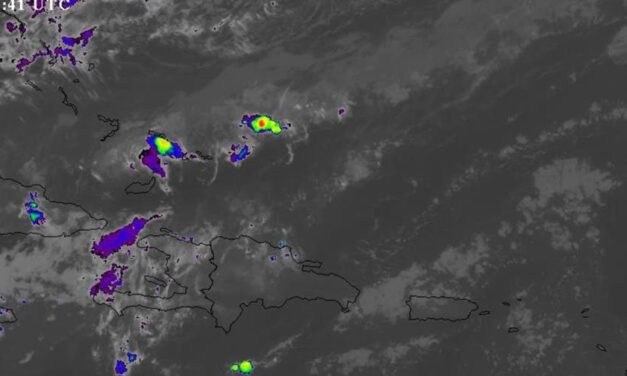 Indomet pronostica lluvias dispersas por vaguada y sistema frontal