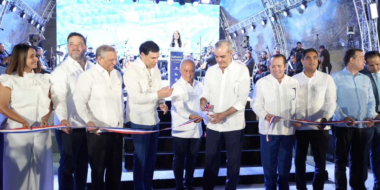 Inauguran moderno anfiteatro La Gaviota en Ciudad Juan Bosch con inversión superior a RD$407 millones
