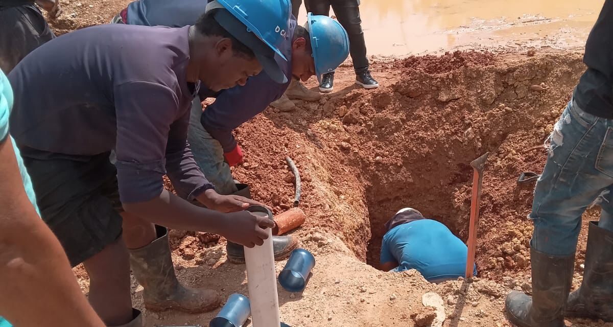 CAASD optimiza redes de distribución en sectores de Santo Domingo Este